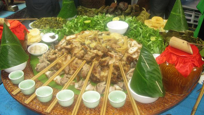 Gastronomía típica de los Muong